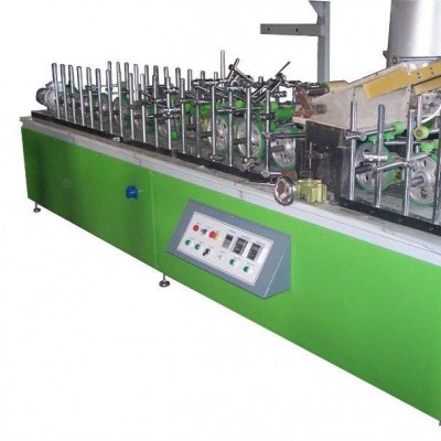 Hshm300bf-a Skirting Membrane Covering Machine Linear Profile Wrapping Machine