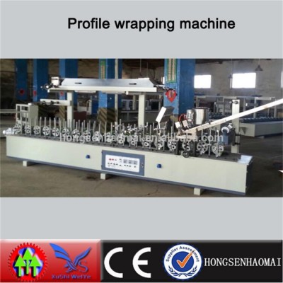 MDF profile production line for profile wrapping PVC